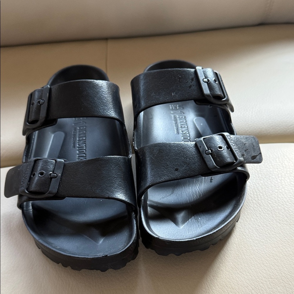 Birkenstock Black Double-Strap Sandals